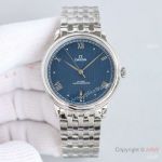 BLS Factory Copy Omega De Ville Prestige Co-Axial New Blue Dial Steel Watches